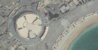 Satelite view of the theater
